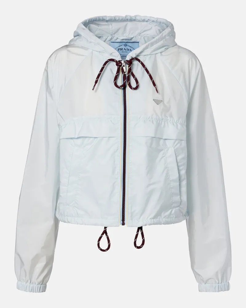 Prada Giacca in Re-Nylon Blu