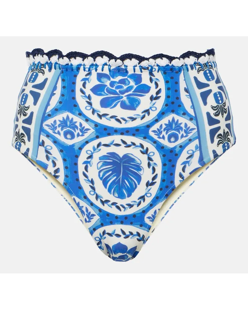 FARM Rio Slip bikini Tile Dream a vita alta Multicolore