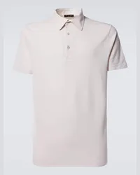 Loro Piana Polo in cotone Bianco