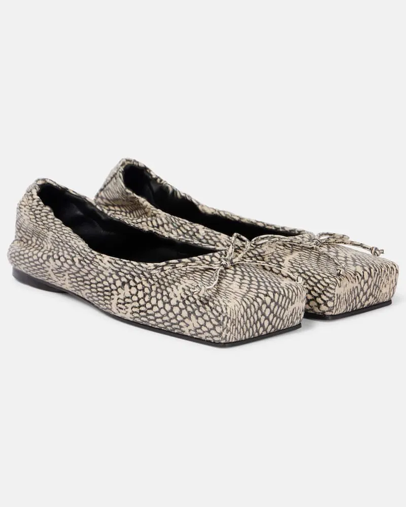 Jacquemus Ballerine in pelle Multicolore