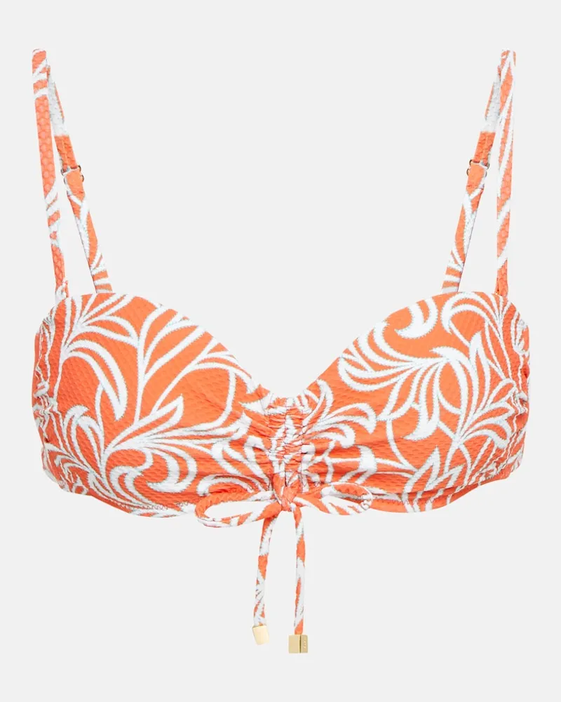 Heidi Klein Top bikini a fascia Coral Gardens Multicolore