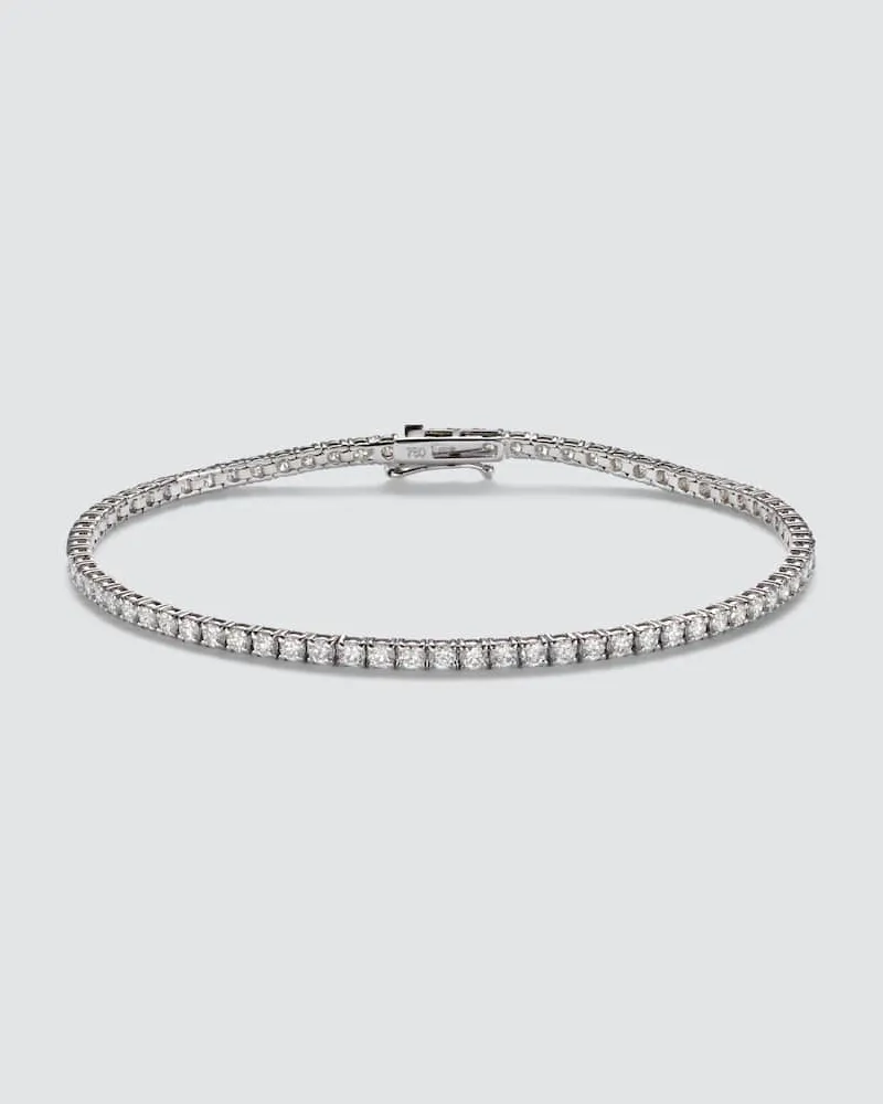 SHAY Bracciale tennis in oro bianco 18kt (750/1000) con diamanti Argento