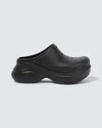 Balenciaga x Crocs - Mules con platform Nero