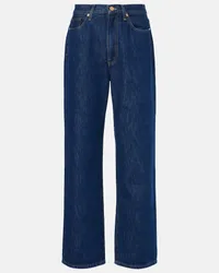 TOVE Pantaloni regular Linn a vita alta Blu