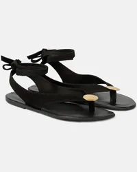 The Row Sandali infradito Charm in pelle Nero