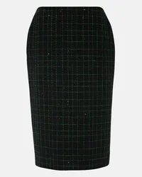 Elie Saab Gonna midi in tweed Nero