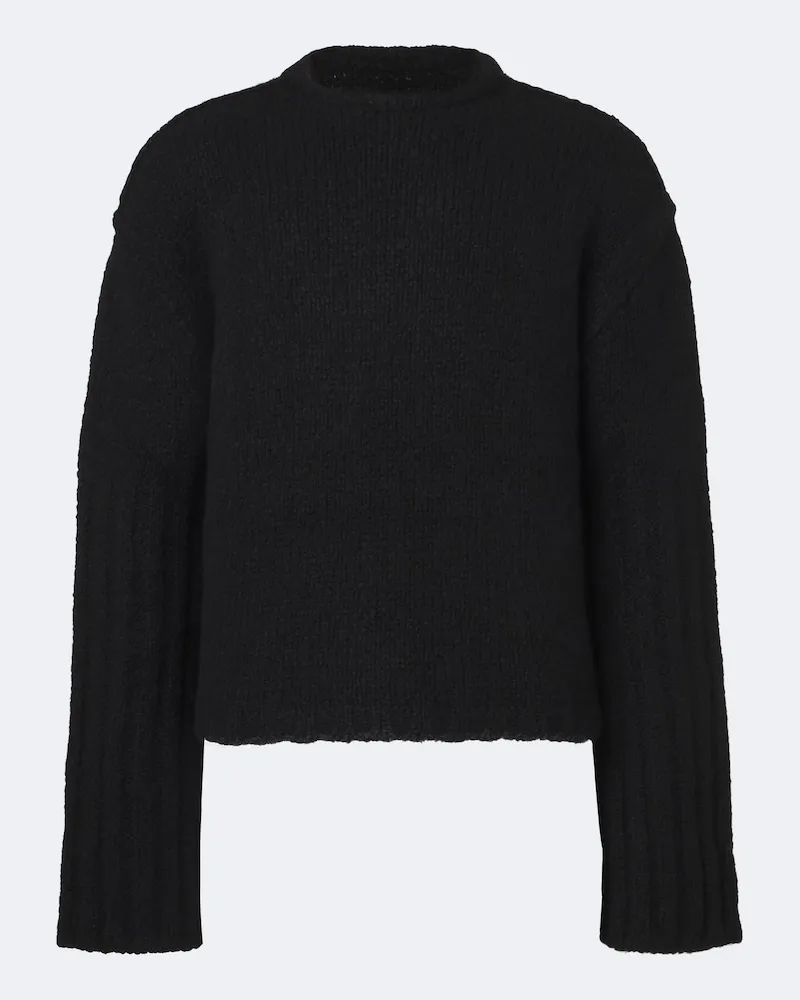 Rick Owens Pullover in cashmere e seta Nero