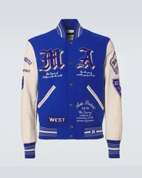 Amiri Giacca varsity Dream Team Blu