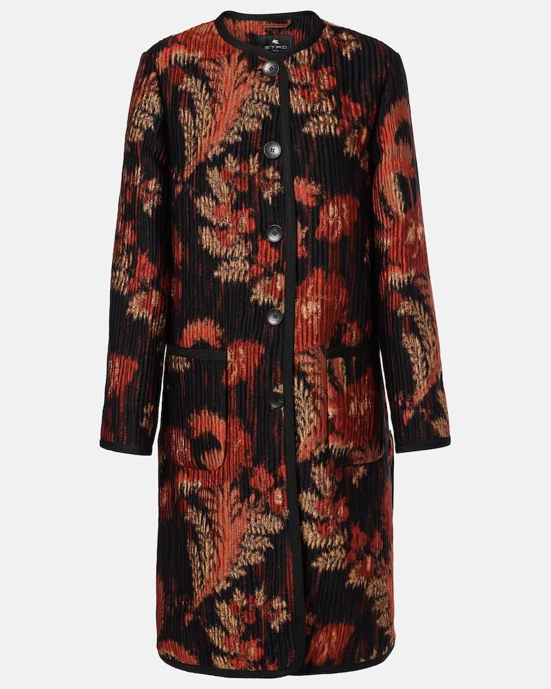 Etro Cappotto con stampa floreale Multicolore