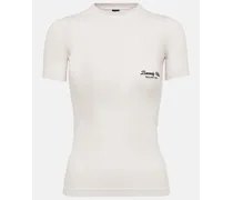 Balenciaga T-shirt Beverly Hills in cotone Bianco