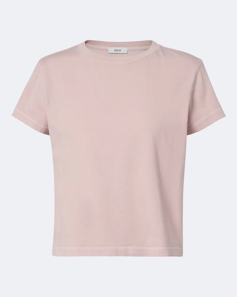 AGOLDE T-shirt Adine in jersey di cotone Rosa