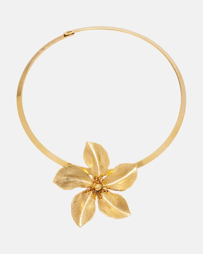 Jennifer Behr Collana con ciondolo Keala floreale Oro