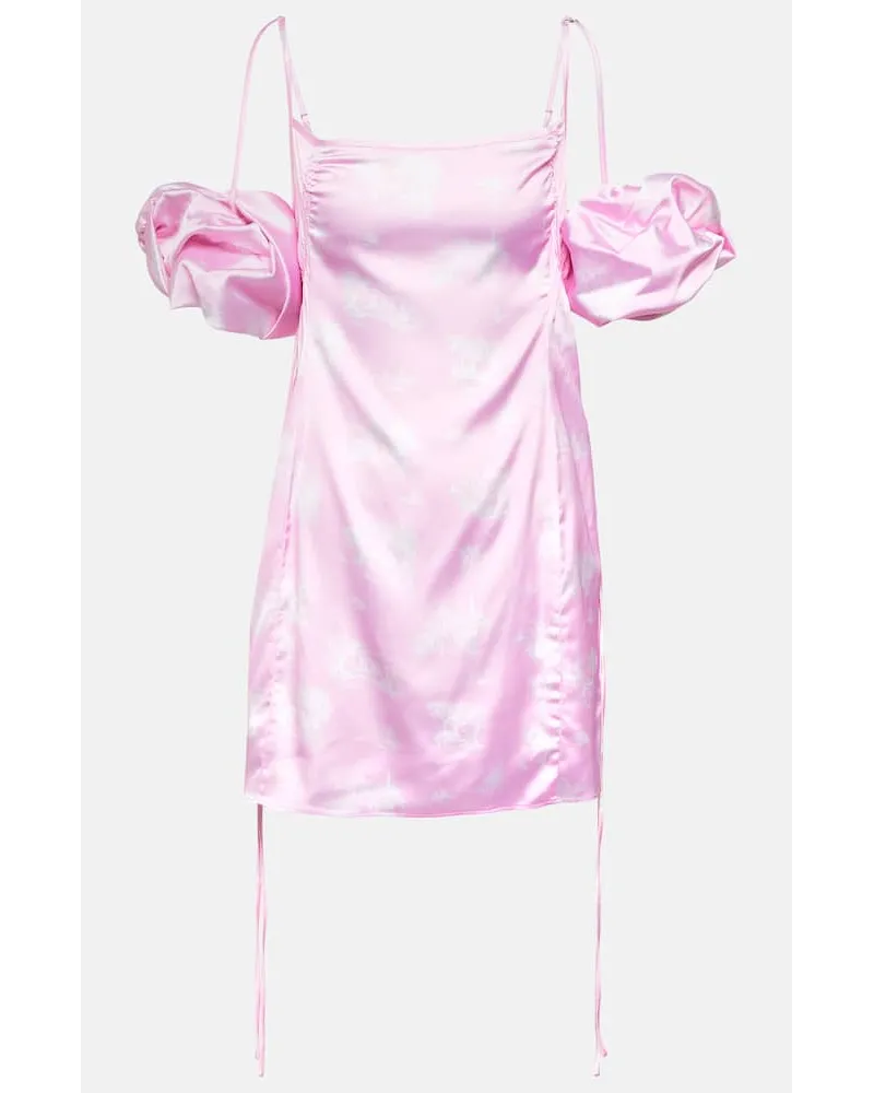 Jacquemus Miniabito Chouchou con stampa Rosa