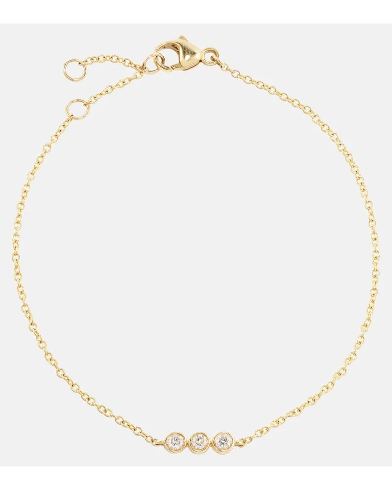 Stone & Strand Bracciale in oro 10kt con diamanti Oro