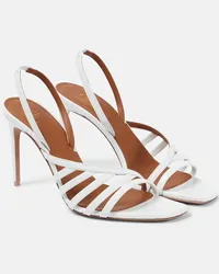 Malone Souliers Sandali slingback Ama 90 in pelle Bianco