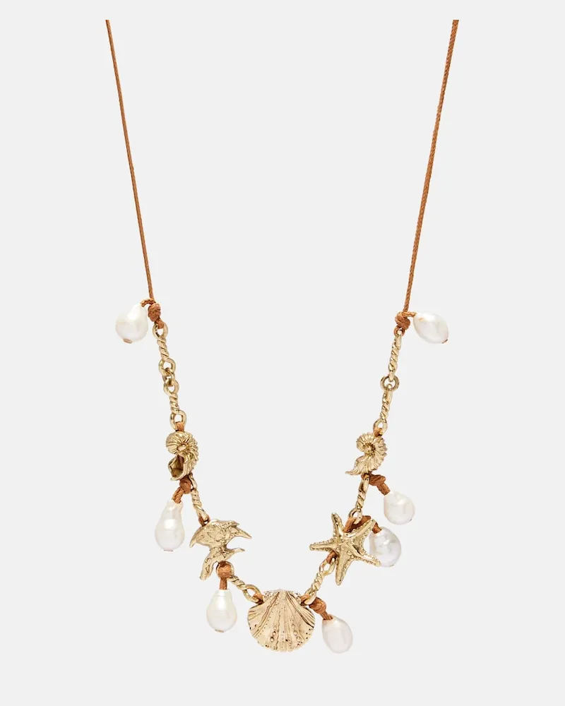 ALEMAIS AlÃ©mais Collana con charm e perle bijoux Multicolore