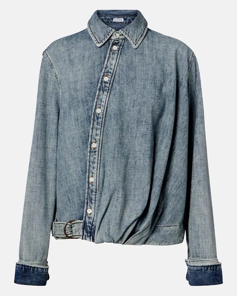 Loewe Camicia di jeans Blu
