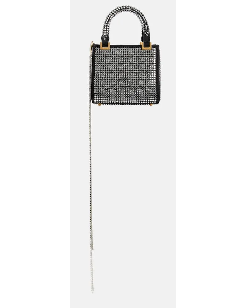 Magda Butrym Borsa Zorya Micro con cristalli Argento