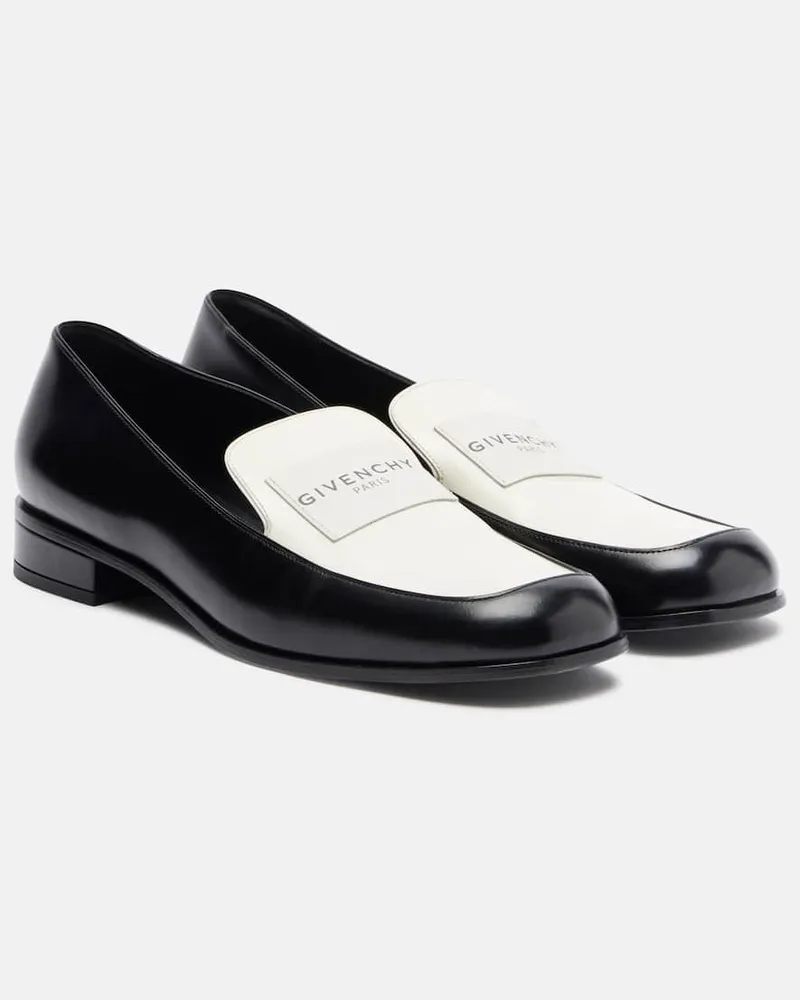 Givenchy Mocassini Label in pelle Nero