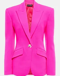 David Koma Blazer in misto lana Rosa