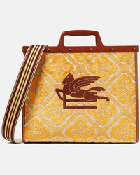 Etro Borsa con finiture in pelle Beige