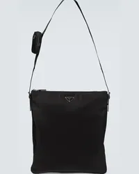 Prada Borsa a tracolla in Re-Nylon Nero