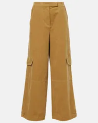 Dorothee Schumacher Pantaloni Twisted Structure in velluto a coste Beige