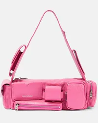 Balenciaga Borsa a spalla Superbusy XS in pelle Rosa