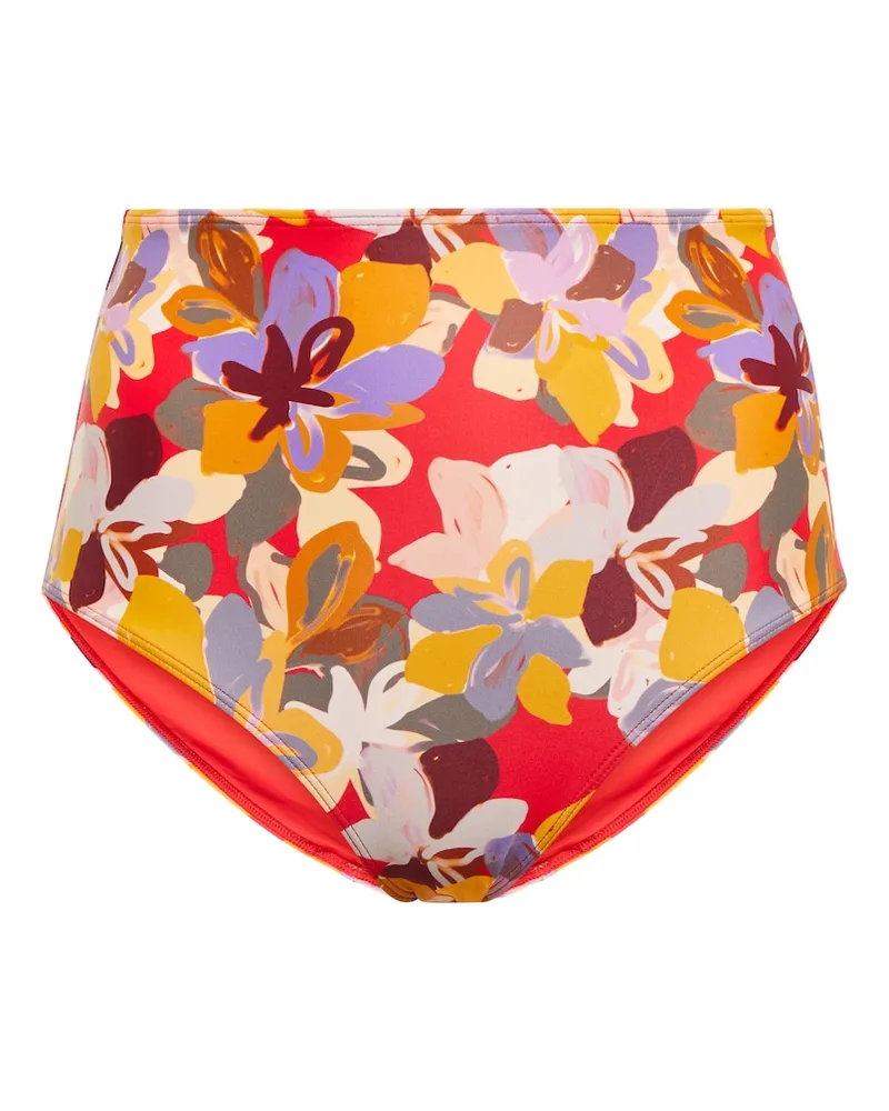 Rebecca Vallance Slip bikini Santiago a vita alta Multicolore