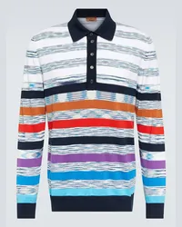 Missoni Polo in cotone a righe Multicolore