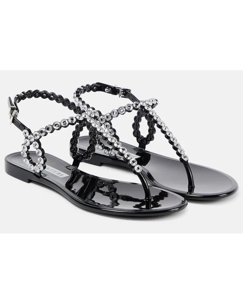Aquazzura Sandali Almost Bare in PVC Nero
