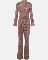 Diane von Furstenberg Jumpsuit Michelle in jersey con stampa Multicolore