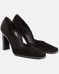 The Row Pumps Mae in suede Nero