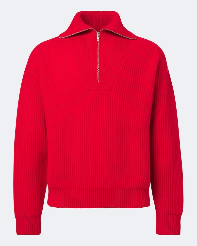 Jil Sander Pullover in lana Rosso