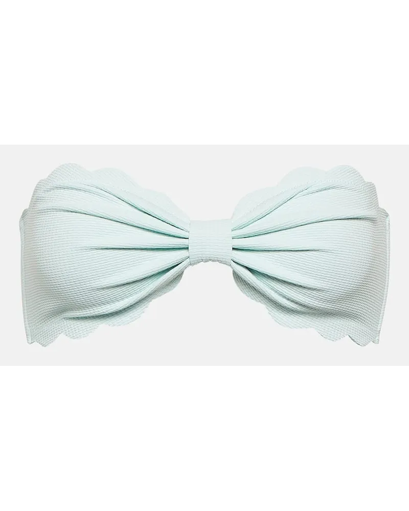 Marysia Top bikini a fascia Antibes Blu