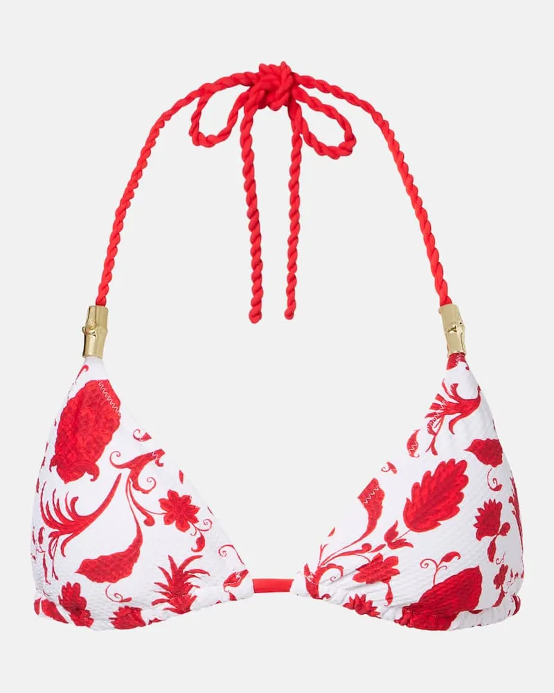 Heidi Klein Top bikini reversibile Evia Bianco