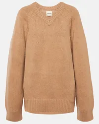 KHAITE Pullover Nalani in cashmere Neutro