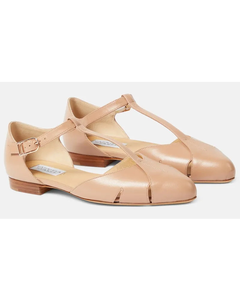 Gabriela Hearst Ballerine Harlow in pelle Nero