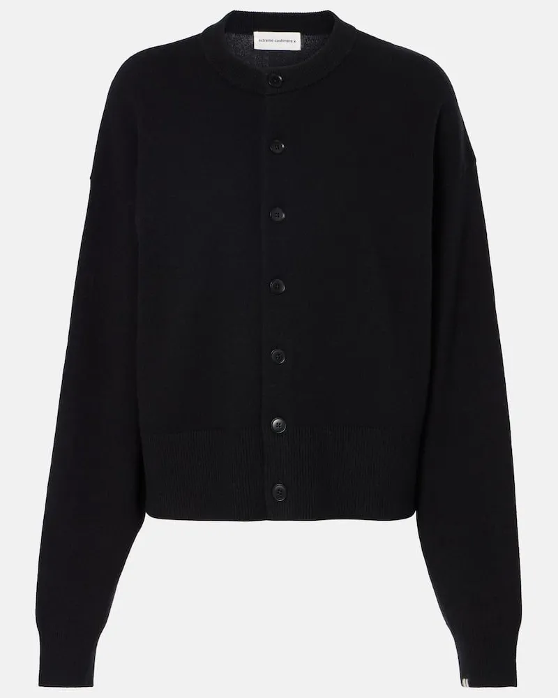 extreme cashmere Cardigan NÂ°170 Chou in misto cashmere Nero