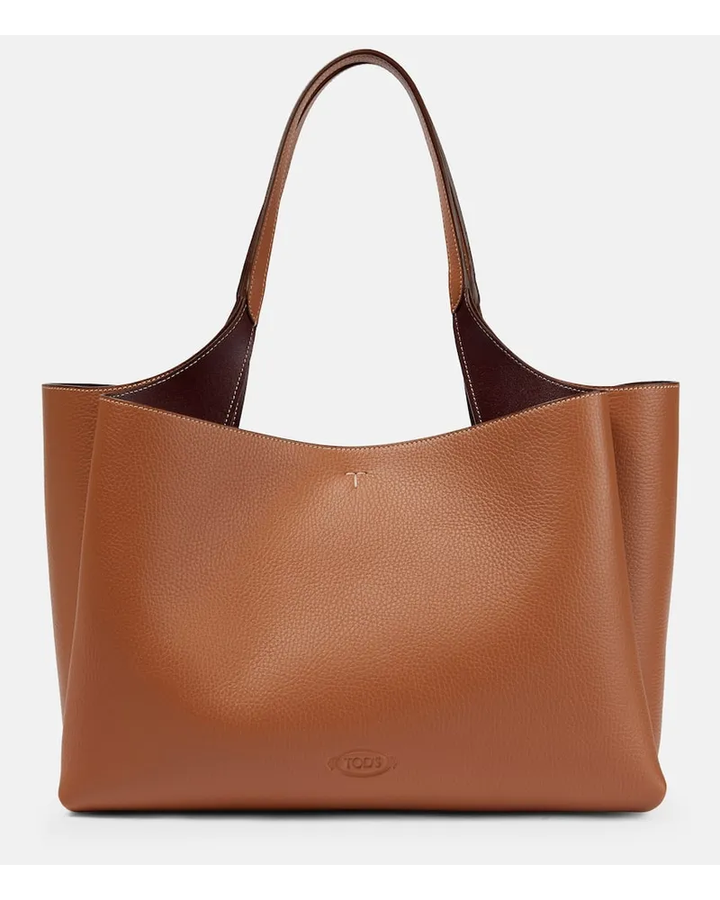 TOD'S Borsa Medium in pelle Marrone