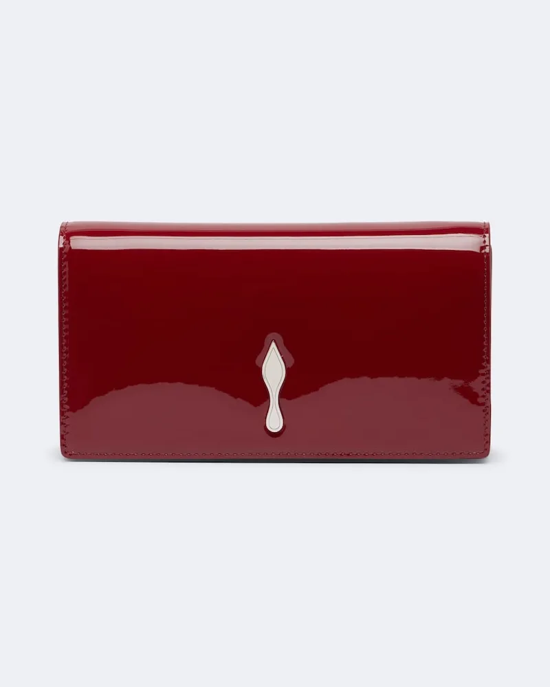Christian Louboutin Clutch Bettina in vernice Rosso