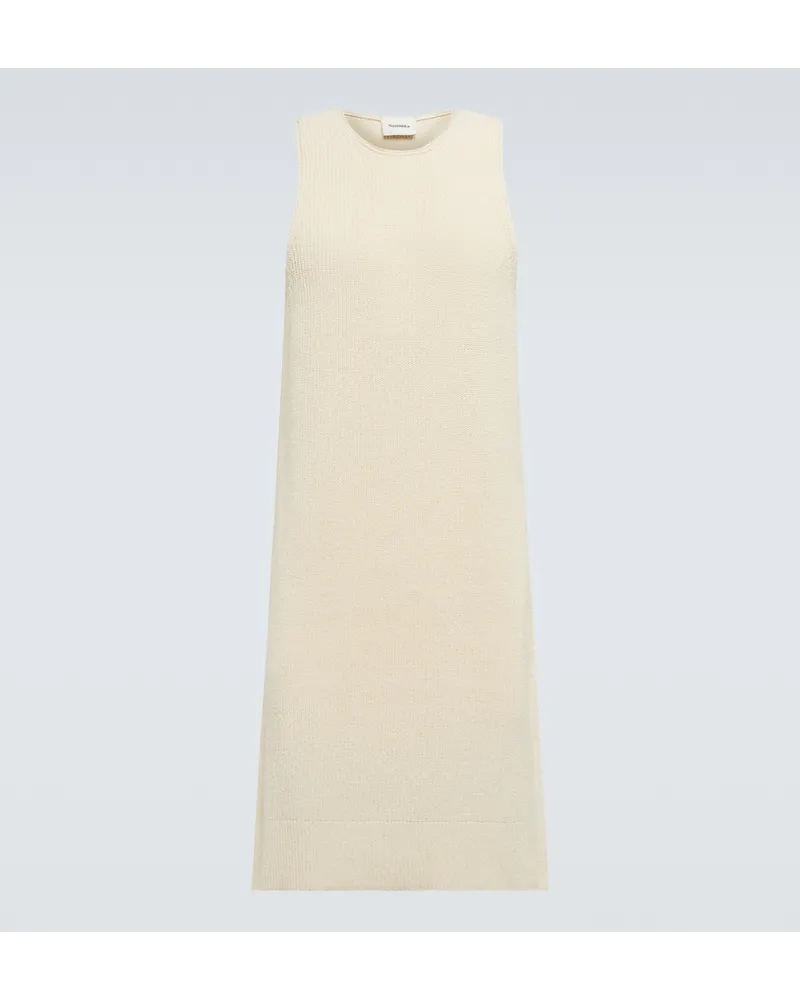 Nanushka Tank top Zeno in misto cotone Neutro