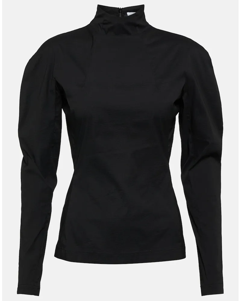 Alaïa AlaÃ¯a Top a collo alto Nero