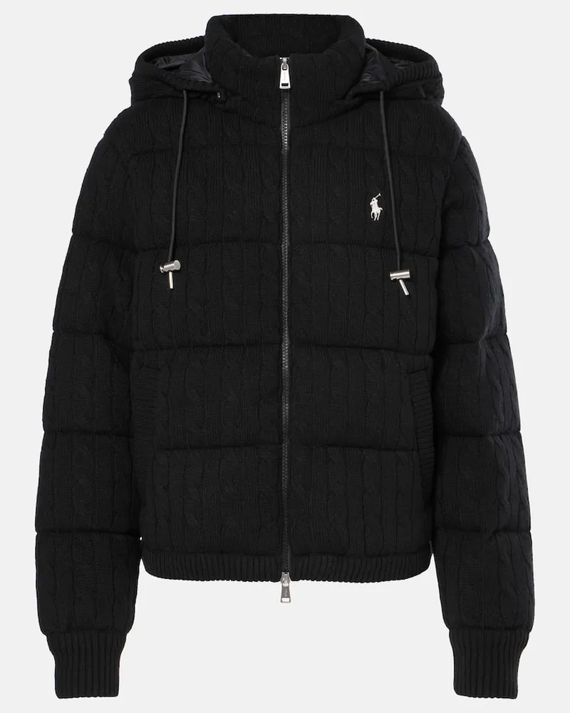 Ralph Lauren Piumino in lana e cashmere Nero