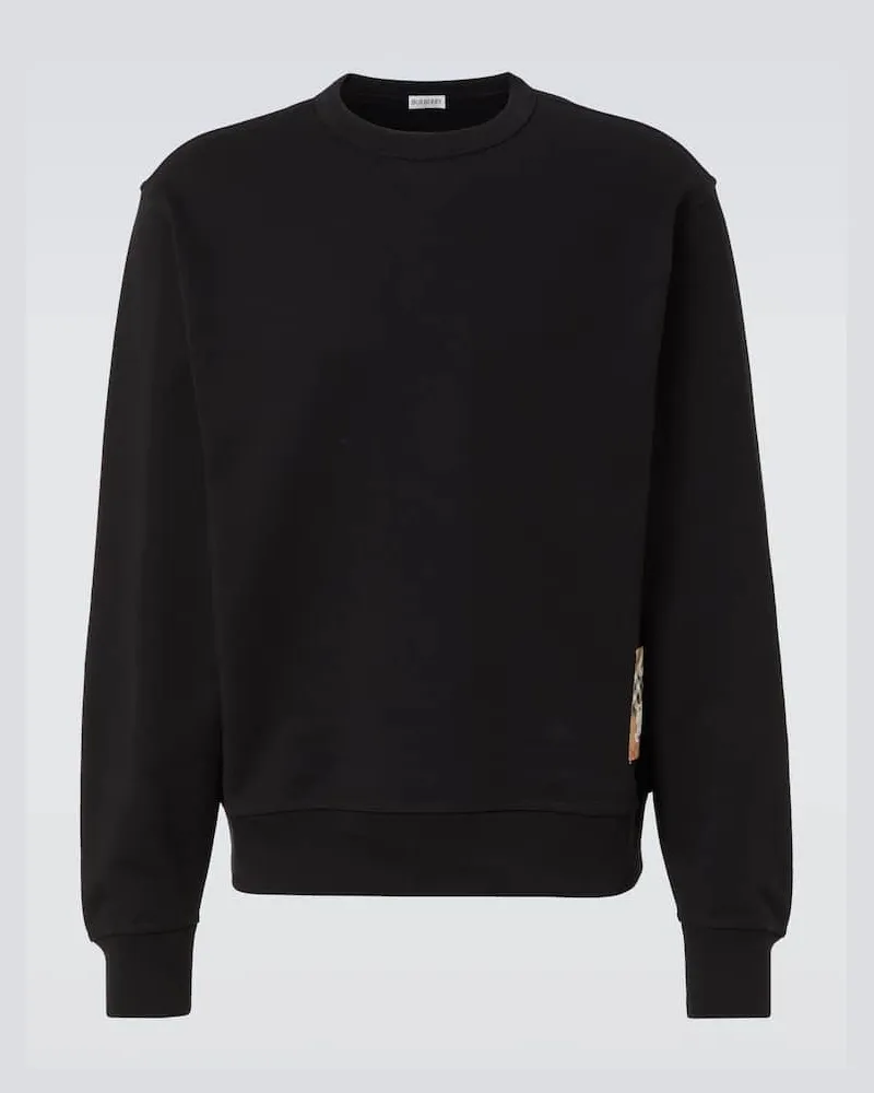 Burberry Felpa in cotone Nero