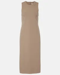 Max Mara Abito midi Emilia in jersey Grigio