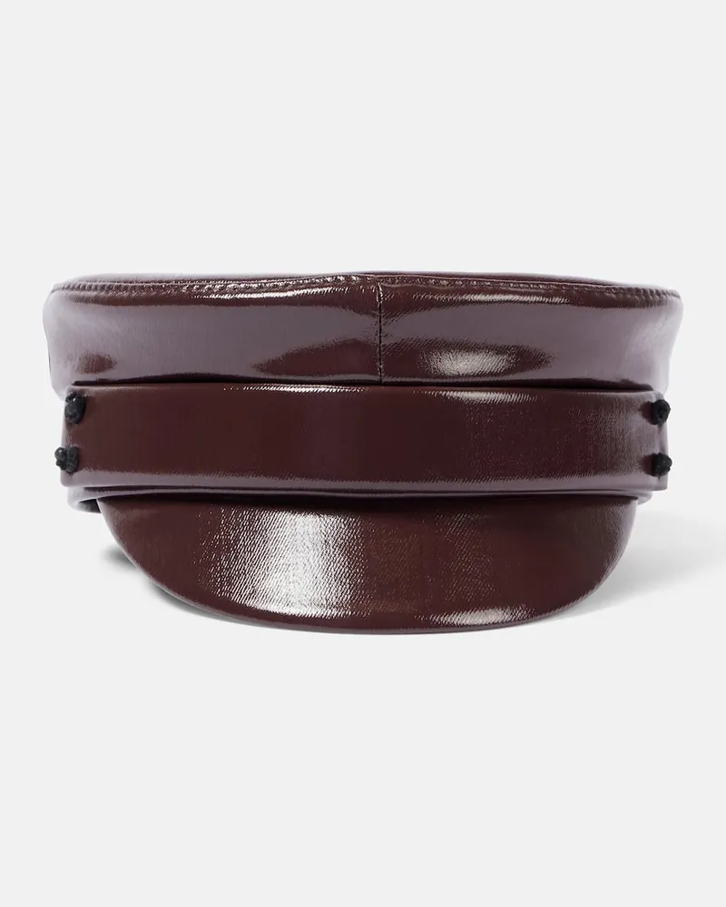 RUSLAN BAGINSKIY Cappello in similpelle Marrone