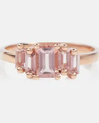 Suzanne Kalan Anello Amalfi in oro rosa 14kt con morganiti Oro