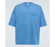Bottega Veneta T-shirt oversize in jersey di cotone Blu