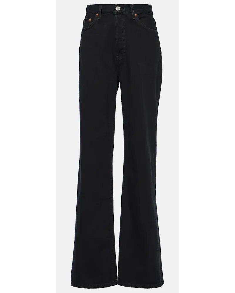 RE/DONE Jeans a gamba larga â70s Ultra Nero